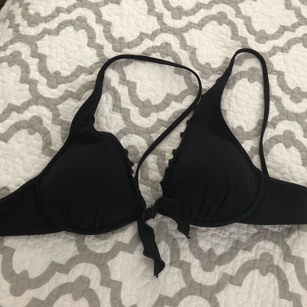 Victoria’s Secret black swim halter top